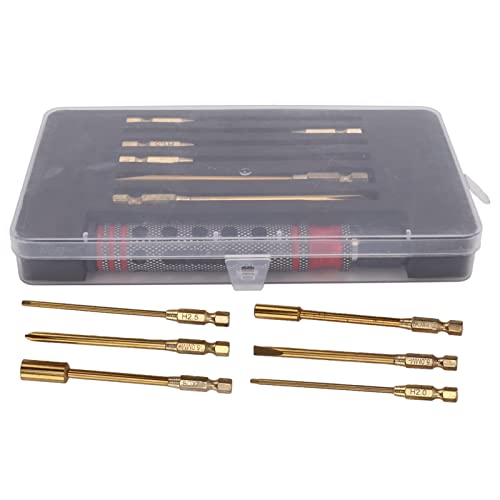 NUMNBE 12 in 1 Schraubendrehersatz RC Reparaturwerkzeuge Abnehmbare Köpfe mit rotem Griff für Drohnen Modellautos NUMNBE 12 in 1 Schraubendrehersatz RC Reparaturwerkzeuge Abnehmbare Köpfe mit rotem Griff für Drohnen Modellautos von NUMNBE