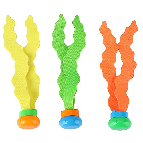 NUMNBE 3pcs Kinderpool Schwimmendes Tauchseetangspielzeug Schwimmbad Trainingswasserspielzeug von NUMNBE