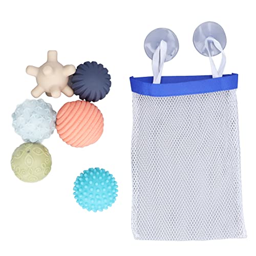 NUMNBE 6pcs babystrukturierter sensorischer Ball Set weiches mehrfarbiges Squeeze -Spielzeug für taktile Entwicklung NUMNBE 6pcs babystrukturierter sensorischer Ball Set weiches mehrfarbiges Squeeze -Spielzeug für taktile Entwicklung von NUMNBE