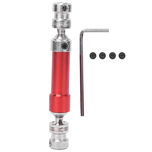 NUMNBE Metall CVD HINTERE ANTRIEBSWELLE ERSATZTEILE PASSEN FÜR WLTOYS 12428 12423 1/12 RC Auto (Red) von NUMNBE
