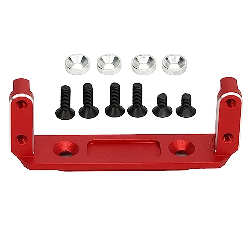 NUMNBE RC Car Servo Mount Aluminiumlegierung Hochleistung Servo Mount Capra UTB10 1/10 RC Crawler Upgrades Zubehör Upgrades (Rot) von NUMNBE