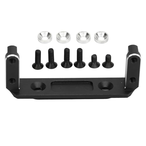 NUMNBE RC Car Servo Mount Aluminiumlegierung Hochleistung Servo Mount Capra UTB10 1/10 RC Crawler Upgrades Zubehör Upgrades (Schwarz) von NUMNBE