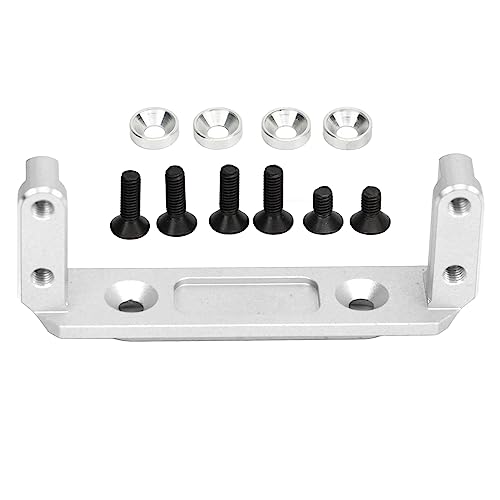 NUMNBE RC Car Servo Mount Aluminiumlegierung Hochleistung Servo Mount Capra UTB10 1/10 RC Crawler Upgrades Zubehör Upgrades (Silber) von NUMNBE