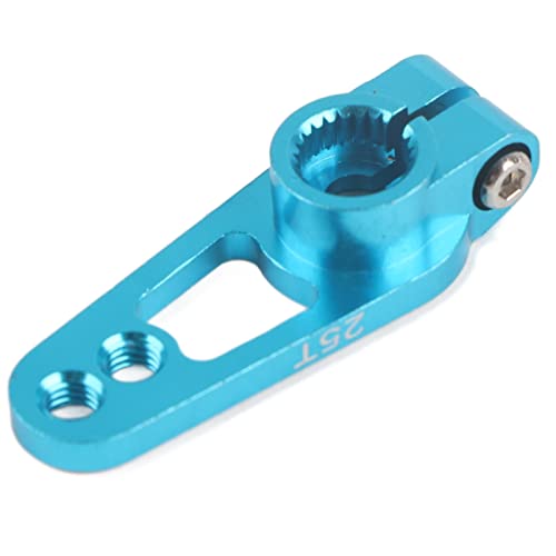 NUMNBE RC Servo Arm 25T Lenkarm Servoarm Ersatzteil für 1/8 1/10 RC Auto TRX4 Blau von NUMNBE