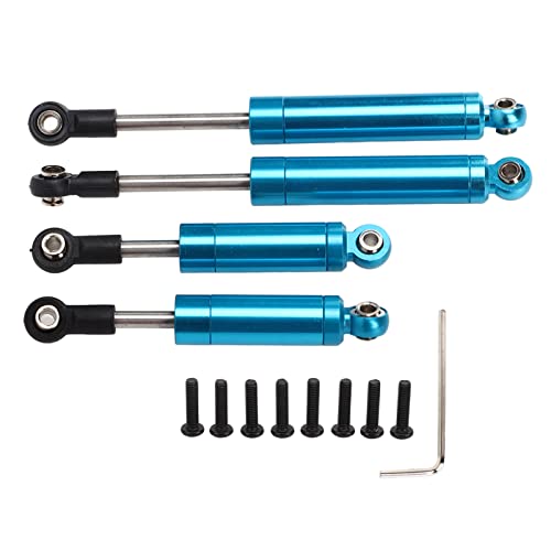 NUMNBE RC Stoßdämpfer 1 18 Aluminiumlegierung CNC Bearbeitung Hohe Elastizität Stoßabsorption Ersatzteile für RC Auto (Blue) von NUMNBE