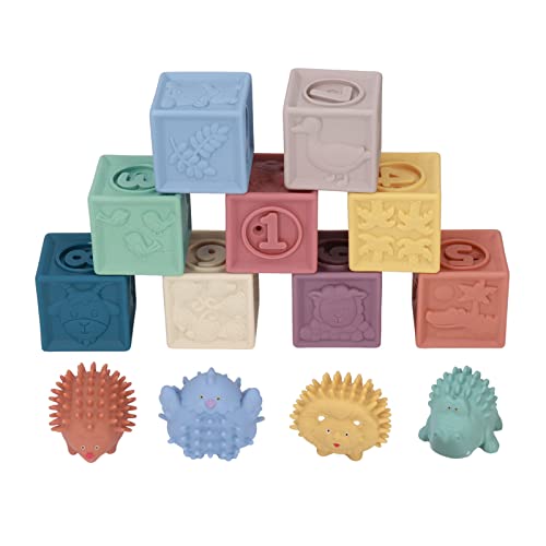 NUMNBE Soft Stacking Building Blocks Silicon Weiche Baby Block Helle Farbe Weiche Blöcke Spielzeug für Babys 6 Monate und Oben NUMNBE Soft Stacking Building Blocks Silicon Weiche Baby Block Helle Farbe Weiche Blöcke Spielzeug für Babys 6 Monate und Oben von NUMNBE