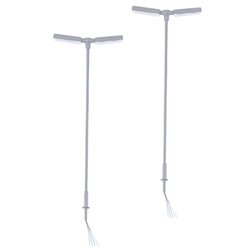 2 Stück Modell Straßenlaterne Laternen Modelle Das Atomlampe Zug Nachtlicht LED Leuchten Straßenlaterne Für Modellhäuser Auto Miniaturlampe Sand Tisch Ornament Laternenpfahl NUOBESTY 2 Stück Modell Straßenlaterne Laternen Modelle Das Atomlampe Zug Nachtlicht LED Leuchten Straßenlaterne Für Modellhäuser Auto Miniaturlampe Sand Tisch Ornament Laternenpfahl NUOBESTY von NUOBESTY