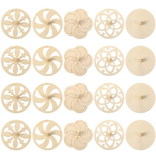 NUOBESTY **20 Holzkreisel zum Bemalen, DIY Bastelset für Kinder, Unbemalte Holzkreisel, Kreatives Spielzeug für Den Kindergeburtstag, 7 cm, Natürliche Holzoptik** NUOBESTY **20 Holzkreisel zum Bemalen, DIY Bastelset für Kinder, Unbemalte Holzkreisel, Kreatives Spielzeug für Den Kindergeburtstag, 7 cm, Natürliche Holzoptik** von NUOBESTY