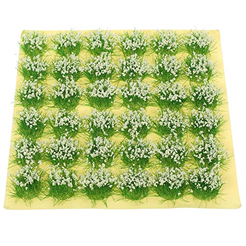 NUOBESTY Grass Cluster Decor 1 Blatt Miniatur-kunstrasenpflanze Für Zug Eisenbahn Sandtisch Landschaftsgarten Feldgras-Simulation von NUOBESTY