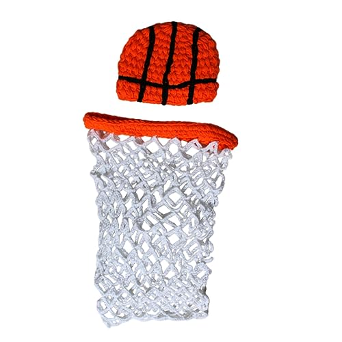 NUOBESTY 1 Satz Basketball Kostüm für Neugeborene Knitted Kleidung mit Hut Basketballnetz für Fotoshooting Süße Requisiten für Babyfotografie Unisex Outfit für Kleine NUOBESTY 1 Satz Basketball Kostüm für Neugeborene Knitted Kleidung mit Hut Basketballnetz für Fotoshooting Süße Requisiten für Babyfotografie Unisex Outfit für Kleine von NUOBESTY