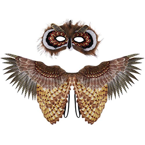 NUOBESTY 1 Satz Eulenanzug Eulenumhang Halloweenkostüm Halloween-Eule Eulen-Halloween-Masken Eule Cosplay Maske Eulenkostüme Eule Kostüm Toddymomy Ankleiden Pfau Weihnachten Rock Kind Vlies NUOBESTY 1 Satz Eulenanzug Eulenumhang Halloweenkostüm Halloween-Eule Eulen-Halloween-Masken Eule Cosplay Maske Eulenkostüme Eule Kostüm Toddymomy Ankleiden Pfau Weihnachten Rock Kind Vlies von NUOBESTY