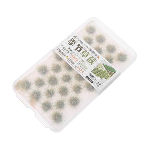 NUOBESTY 1 Satz Modell Sandtisch Rasen statisches Grasmodellgras Bastelgras künstliches Gras zum Basteln Miniaturen Gras kleine Grasbüschel Simulationsgras-Miniatur Miniaturgras Plastik von NUOBESTY