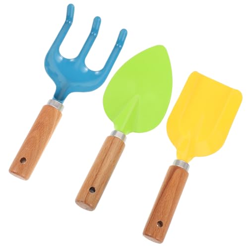NUOBESTY 1 Satz Sandspielzeug Set Teiliges Set aus Buchenholz und Harke Strand und Sandkasten Fördert Kreatives und Design für Unvergesslichen Spaß von NUOBESTY