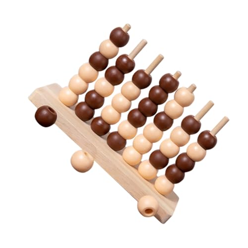 NUOBESTY 1 Satz Vier-in-Einer-Reihe-schachspielzeug Dame Für Brettspiel Dame Für Erwachsene Schachbrett Schachspiele Schachtisch Brettspiele Kinderschach Damespiel Reiseschach Holz von NUOBESTY