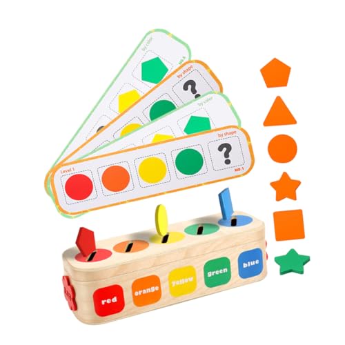 NUOBESTY 1 Satz Zum Sortieren Von Geometrien Formensortierer Für Kleinkinder Formsortierer Für Kleinkinder Farbsortierspielzeug Holzform -rätsel Holzbabyspielzeug Papier NUOBESTY 1 Satz Zum Sortieren Von Geometrien Formensortierer Für Kleinkinder Formsortierer Für Kleinkinder Farbsortierspielzeug Holzform -rätsel Holzbabyspielzeug Papier von NUOBESTY