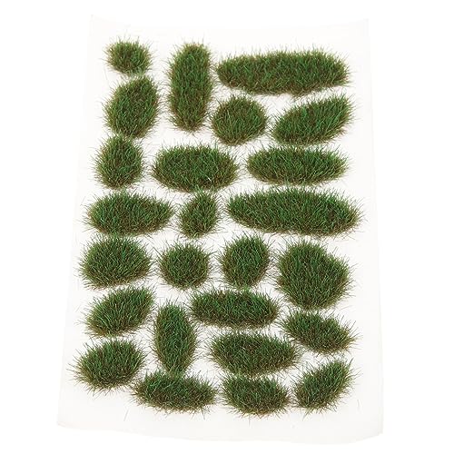 NUOBESTY 1 Schachtel Gras-Modell Luftablass-Kit Terrain Diorama-Bausatz Mini-Grasbüschel Zugmodell Modelleisenbahn Landschaft fogelschreker Sandtische Gelände Modellbausatz Miniatur Harz von NUOBESTY