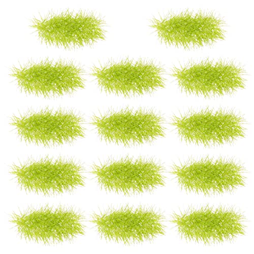 NUOBESTY Spiellandschaft Gras Miniatur-vegetationsgruppe Grascluster-kit Kunststoffmaterial Leicht Zu Reinigen Und Zu Pflegen von NUOBESTY