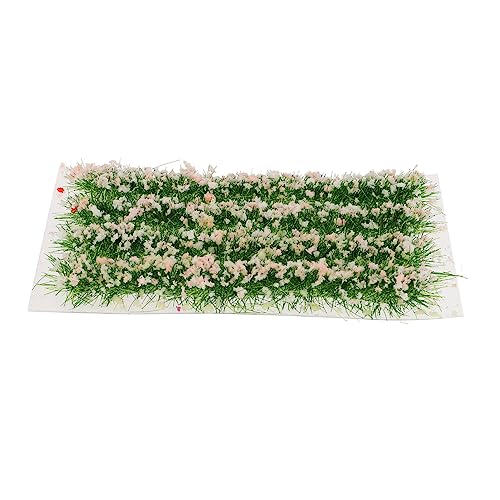 NUOBESTY 1 Schachtel Kunstrasen Diorama-Bausatz Kunsthandwerk aus Gras Sträucher Grasmatte Landschaft draußen Artificial sztuczne kwiaty Blumen-Cluster- Mini-Bastelarbeiten Harz von NUOBESTY