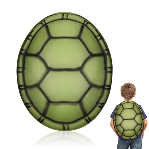 NUOBESTY 1 x Schildkrötenpanzer-Requisite, Kostüm, Kinder, Schildkröten-Rucksack, Schildkröten-Spielzeug für Halloween, Cosplay-Requisiten, Verkleidungszubehör, Performance, Party von NUOBESTY