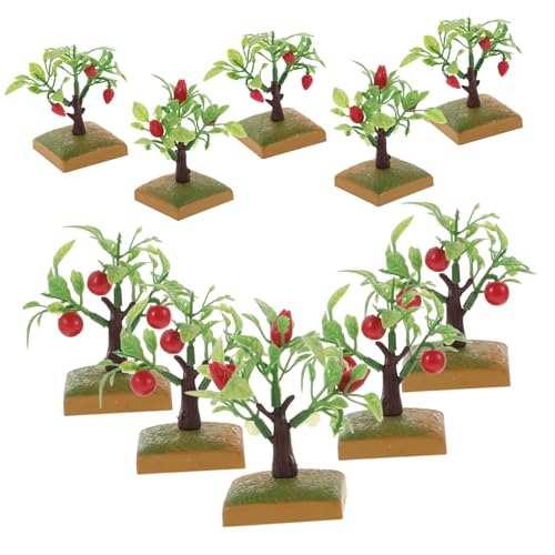 NUOBESTY 10 Stück Miniatur Bäume Modell Teiliges für Diorama Künstliche Bäume für Sandtisch Bastelprojekte und Kreative Dekoration von NUOBESTY
