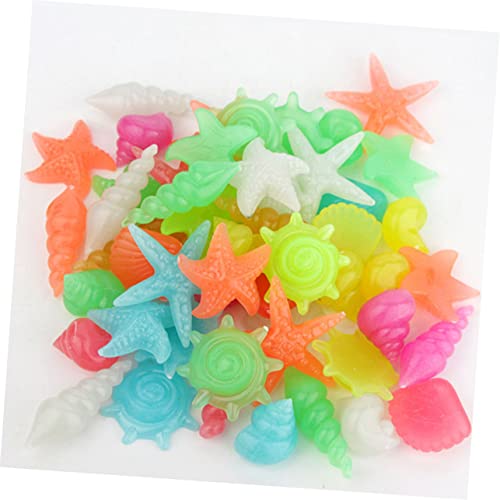 NUOBESTY 100 Stück Leuchtende Aquarium Dekoration Nachtlicht Steine Langlebige Landschaftsaccessoires DIY Ornament für Fischbecken Zuhause Indoor Terrarium von NUOBESTY