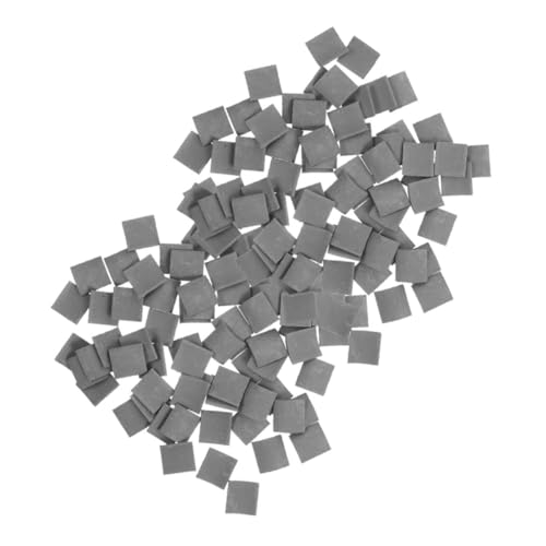NUOBESTY 100 Stück Mikrolandschaftssimulationssteine Gefälschte Dachziegel Simulierte Kleine Dachziegel Simulation Von Dachziegeln Dachziegel Für Puppenhaus Puppenhaus-dachziegel Ton Grey von NUOBESTY