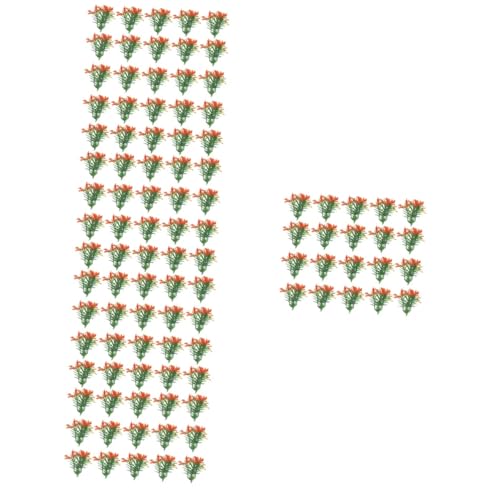 NUOBESTY 100 Stück Mini Kunstblumen Und Pflanzen Blumenarrangementkästen Heimdekoration Dekoration Für Puppenhaus Künstliche Pflanzen Künstliche Pflanzen Mini Pflanzenmodell von NUOBESTY
