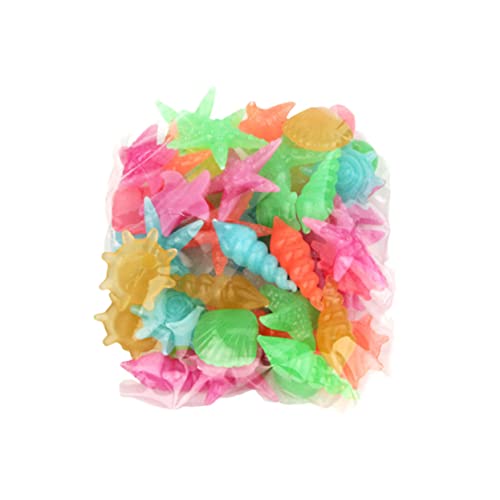 NUOBESTY 100 Stück leuchtendes für Aquarien Home Decor wohnungsdeko Fish Tank Landscape wohnraumdeko Fish Tank Accessories Fischtankdekoration Aquariumdekor Fischtankverzierung von NUOBESTY