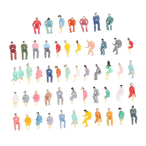 NUOBESTY 100 Stück Mini-menschenmodelle Menschliche Statuen Aus Kunststoff Posen für Modellszenen und Ideen von NUOBESTY