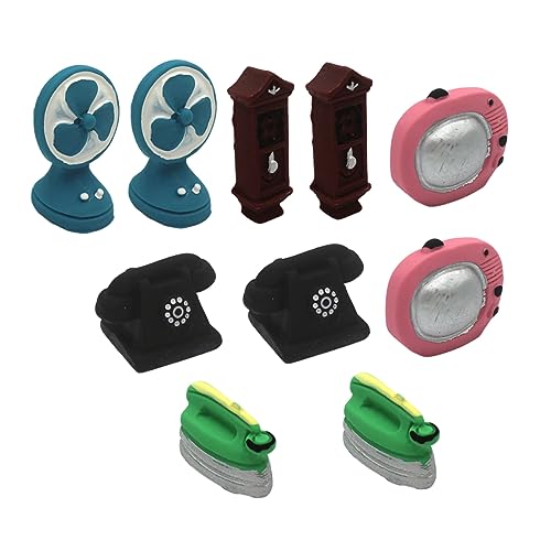 NUOBESTY 10Stücke Mini Haushaltsgeräte Modell Teiliges DIY Möbel Für Bastelarbeiten Kreative Wohnaccessoires Für Realistische Szenen Zufälliger Stil von NUOBESTY