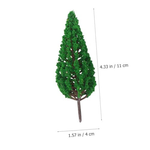 NUOBESTY 12 Stück Teiliges Landschaftsmodell Bäume Kunststoff Kiefern Farbige Miniatur Bäume für Garten Diorama Sandtisch BAU Modell Zubehör von NUOBESTY