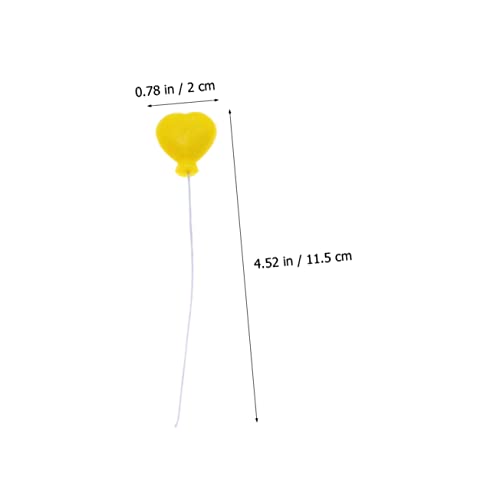 NUOBESTY 12 Stück Teiliges Mini Ballons Bunte Miniatur Deko mit Realistischer Modellierung für Puppenhaus Tortendeko Cupcake Topper Mikro Landschaft DIY Zubehör von NUOBESTY