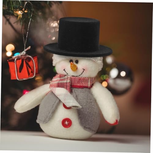 NUOBESTY 12stücke Mini Schwarz Hüte Dekoration Miniatur Format Hut Für Diy Handwerk Schneemann Ornamente Party Topper von NUOBESTY