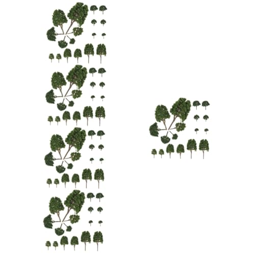 NUOBESTY 120 STK Mikrolandschaftssimulationsbaum Modellbaum Mini-landschaftsbaum Pflanzenmodell-schmuck Mini-sandtisch-pflanzenmodell Grüner Landschaftsbaum Kind Lionel Plastik Schreibtisch von NUOBESTY