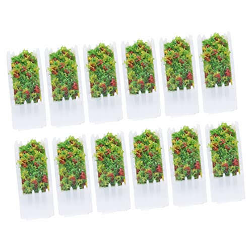 NUOBESTY 12-teiliges Miniatur-blumenbeet-Modelle Mit Blumen Mini- Sandtisch Mini-Ornament Miniatur-dekorationsset Für Den Innenbereich von NUOBESTY