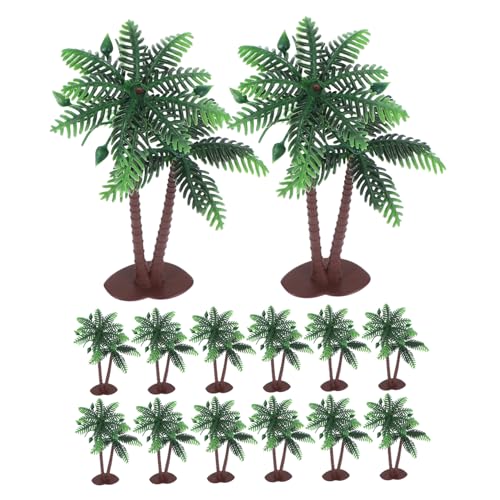 NUOBESTY 15 Stück Simulierte Kokosnusspalme Simulation Kokosnussbaumtopf Kokosnuss-Baum-Ornament Datteln Palmendekor Bäume Zum Basteln Tropische Palmenfest Tischpalme Green Plastik NUOBESTY 15 Stück Simulierte Kokosnusspalme Simulation Kokosnussbaumtopf Kokosnuss-Baum-Ornament Datteln Palmendekor Bäume Zum Basteln Tropische Palmenfest Tischpalme Green Plastik von NUOBESTY
