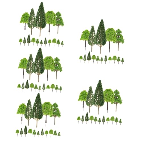 NUOBESTY 150 STK Mikrolandschaftssimulationsbaum Mini-Baummodell Modell Baum Kuchen Topper Pflanzendekor Modelle grüne Landschaft Landschaftsmodell Pflanzenmodell-Schmuck Anlage Modellbaum von NUOBESTY