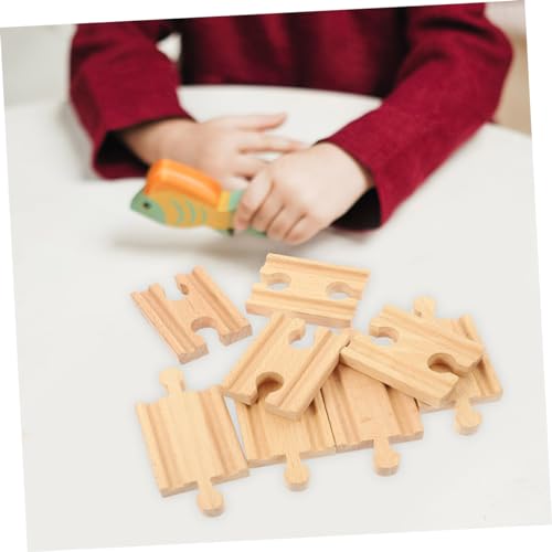NUOBESTY 18 STK Hölzerne Zugspurzubehör Spielzeugmaschine Bahngleis für 3-Jährige Münzautomat Spuren Holzspielzeug Zugstrecke Zugstrecke Zubehör Lehrbahnspielzeug Eisenbahnstrecke NUOBESTY 18 STK Hölzerne Zugspurzubehör Spielzeugmaschine Bahngleis für 3-Jährige Münzautomat Spuren Holzspielzeug Zugstrecke Zugstrecke Zubehör Lehrbahnspielzeug Eisenbahnstrecke von NUOBESTY