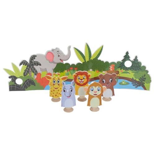 NUOBESTY 1Satz Tier Fingerpuppen für Handgefertigte Filztiere für Junge Mädchen Spiele Interaktives Puppenspielzeug mit Waldhintergrund Fördert Kreativität und Geschichtenerzählen NUOBESTY 1Satz Tier Fingerpuppen für Handgefertigte Filztiere für Junge Mädchen Spiele Interaktives Puppenspielzeug mit Waldhintergrund Fördert Kreativität und Geschichtenerzählen von NUOBESTY