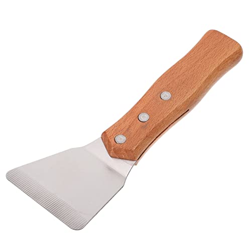 NUOBESTY 1Stück Griddle Scraper Mit Holzgriff Teppanyaki Schaber Küchengadget Für Effiziente Reinigung Und Anbringung Von Folien Und Tapeten Für Restaurant von NUOBESTY