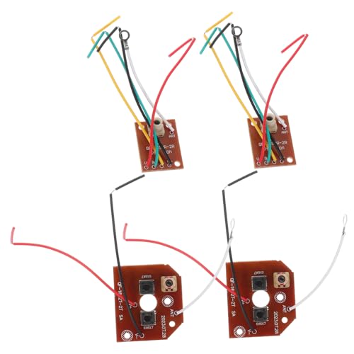 NUOBESTY 2 Sätze DIY Fernbedienung Modul für Spielzeugautos Zwei Kanal Empfängerplatine für Physik Experimente für Bildungsspielzeug NUOBESTY 2 Sätze DIY Fernbedienung Modul für Spielzeugautos Zwei Kanal Empfängerplatine für Physik Experimente für Bildungsspielzeug von NUOBESTY