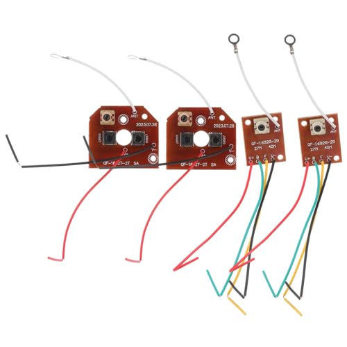 NUOBESTY 2 Sätze Fernbedienungsmodul Zwei Kanal Empfänger und Sender für Rc DIY Elektronikprojekte und Experimente und Praktisch für Fördert Kreativität und Problemlösungsfähigkeiten von NUOBESTY