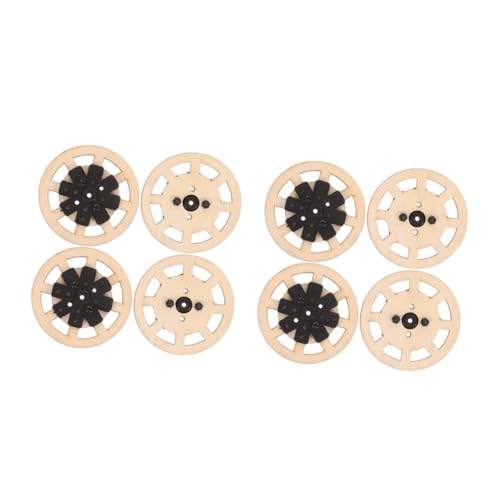 NUOBESTY 2 Sätze Kognitives Modell Rennwagenrad Klein Teile Auto Spielzeugrad Rc-car-räder Aus Holz Spielzeugauto Rad Zubehör Für Spielzeugautos Ferngesteuertes Autorad 4 Stück * 2 NUOBESTY 2 Sätze Kognitives Modell Rennwagenrad Klein Teile Auto Spielzeugrad Rc-car-räder Aus Holz Spielzeugauto Rad Zubehör Für Spielzeugautos Ferngesteuertes Autorad 4 Stück * 2 von NUOBESTY