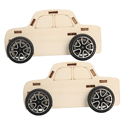NUOBESTY 2 Stück DIY Holzauto Modell für Wissenschaftsprojekt Handgefertigtes Konstruktionsspielzeug für Jahre Fördert Kreativität und Lernfähigkeit NUOBESTY 2 Stück DIY Holzauto Modell für Wissenschaftsprojekt Handgefertigtes Konstruktionsspielzeug für Jahre Fördert Kreativität und Lernfähigkeit von NUOBESTY