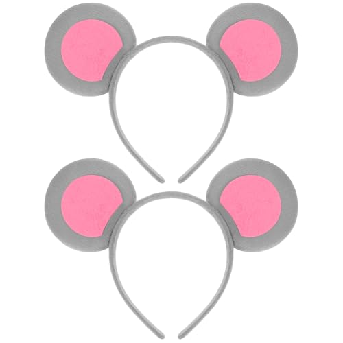 NUOBESTY 2 Stück Mausohren-Stirnband – Süße Tierohr-Cosplay-Stirnbänder Für Alle Altersgruppen – Weiches Party-Kostüm-Zubehör Für Geburtstage Halloween Themenveranstaltungen NUOBESTY 2 Stück Mausohren-Stirnband – Süße Tierohr-Cosplay-Stirnbänder Für Alle Altersgruppen – Weiches Party-Kostüm-Zubehör Für Geburtstage Halloween Themenveranstaltungen von NUOBESTY