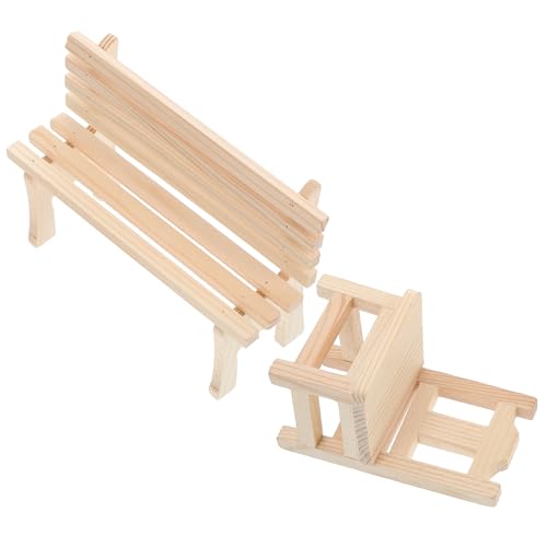 NUOBESTY 2 Stück Puppenhausbank Spielhaus Kleine Parkbank Mini-puppenhaus- Mini-puppenhaus-zubehör Modell Bank Puppenhaus Modell Stühle Mini Möbelmodelle Mini -Bank Holz Beige NUOBESTY 2 Stück Puppenhausbank Spielhaus Kleine Parkbank Mini-puppenhaus- Mini-puppenhaus-zubehör Modell Bank Puppenhaus Modell Stühle Mini Möbelmodelle Mini -Bank Holz Beige von NUOBESTY