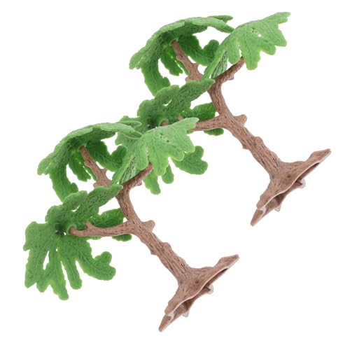 NUOBESTY 2 Stück Realistische Ginkgo Bäume für Sandtisch für Gartenlandschaften und DIY Projekte Pflegeleicht und Langlebig Displays von NUOBESTY