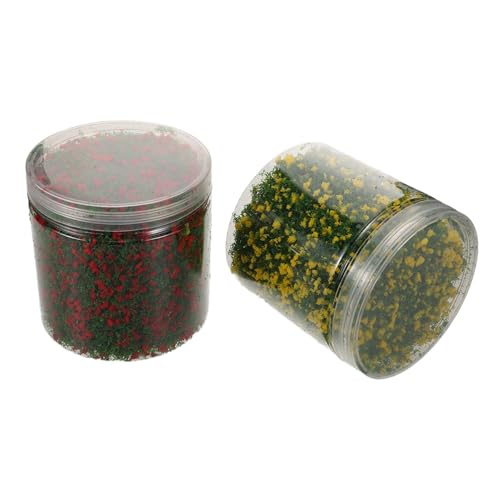 NUOBESTY 2 Stück Realistisches Baum Pulver Gemischt für Miniaturmodellbau DIY Landschaftsbau mit Naturgetreuer Textur Einfach Formbar für Gartenpflanzen Feengarten und Architektur von NUOBESTY