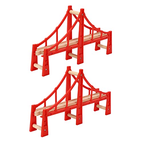 NUOBESTY 2 Stücke Spielzeug Zug Brücken Zug Track Bridges Spielzeug Zug Zubehör Kinder Spielzeug NUOBESTY 2 Stücke Spielzeug Zug Brücken Zug Track Bridges Spielzeug Zug Zubehör Kinder Spielzeug von NUOBESTY