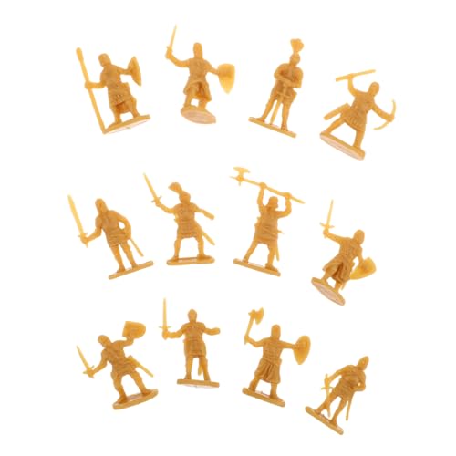NUOBESTY 200 Stück Teiliges Mini Mittelalterliche Soldaten Figuren aus Robustem Kunststoff Detailgetreue Miniaturmodelle für Geschichtsliebhaber Rollenspiele und Dekorative Schreibtisch und von NUOBESTY